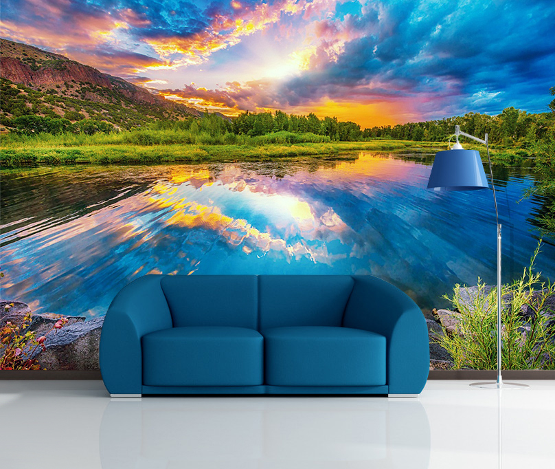 3D Tropical River Beauty View Wall Paper Wall Print Decal Wall Deco Indoor Wall 3D Tropical River Beauty View Wall Paper Wall Print Decal Wall Deco Indoor Wall