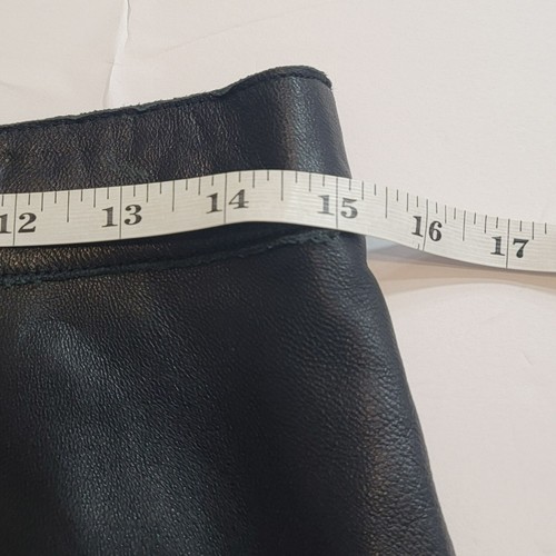 Isaac Mizrahi by Target Rock, Damen 6, schwarz, 100 % Leder, knielang, gebraucht, in einwandfreiem Zustand - Bild 9 von 13