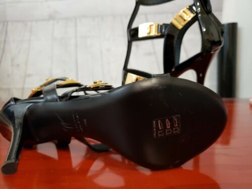 Giuseppe Zanotti Alien 115mm Siutta Vernice Nero Tomaia RARE $1150 NWB - Picture 4 of 6