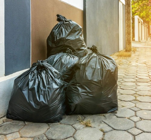 Veska 55-60 Gallon Leak Proof Durable 3 Mil Contractor Trash Bag, 50 Bags w/Ties - Picture 9 of 9