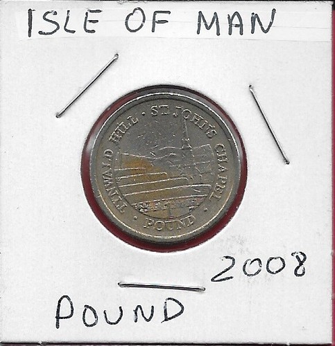 ISLE OF MAN 1 PFUND 2008 TYNWALD HILL AND ST JOHN'S CHAPEL REGLER: ELIZABETH II, ER - Bild 2 von 2