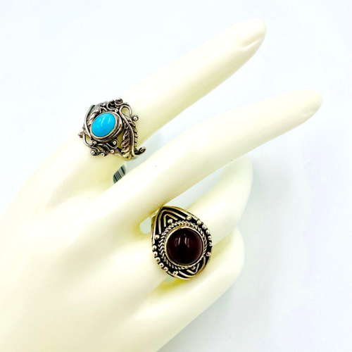 JTV QVC SHOPLC Sterling Silber 925 Vintage Bali Legacy verschiedene Edelstein Ringe LESEN - Bild 5 von 22