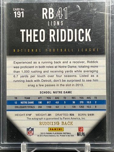 Detroit Lions *Choose Your Football Cards* Rookies Autos Relic (Updated 3/25) - Picture 117 of 275