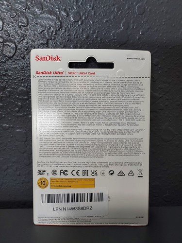 SanDisk 128GB Ultra SDXC UHS-I Memory Card Up to 140MB/s C10 U1 Full HD SD Card - Picture 2 of 6