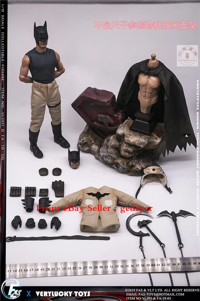 Figura de acción Batman arma de metal hijo rojo hijo de DC Comics Fastoys 1/6 en stock Foto 4 de 4