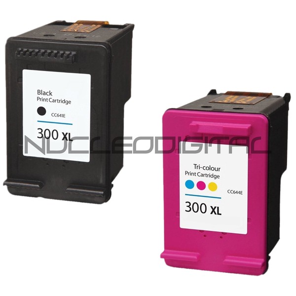 HP 300 NEGRO Y COLOR XL DESKJET F4483 F4488 F4492 F4500 F4580 F4583 REMANUFACTUR
