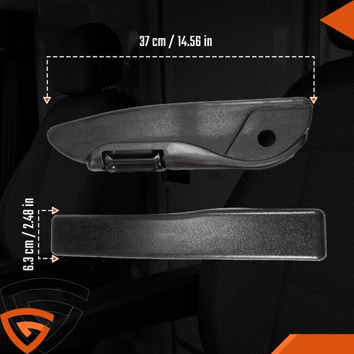 2x Universal Auto LKW Mittelarmlehne Armlehne Armstütze Verstellbar Links+Rechts - Bild 3 von 20