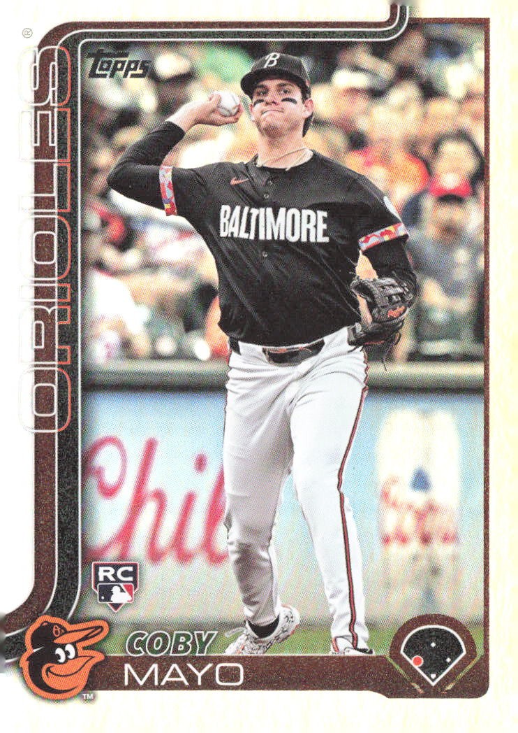 2025 Topps Series 1 Coby Mayo #20 Rainbow Foil