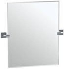 Gatco Elevate Satin Nickel 23 1/2" x 24" Vanity Mirror