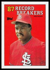 Vince Coleman, 1988 Topps, #1, St. Louis Cardinals,