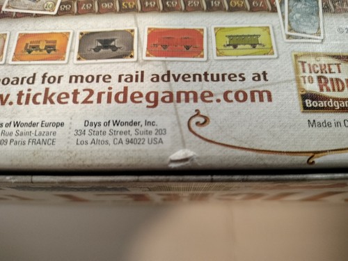 Days of Wonder Ticket to Ride Board Game by Alan R. Moon - Picture 3 of 7