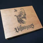 Disney Villainous Collection in Custom Wood Box! (Card Game) 5 SETS! SLEEVED!