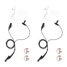 Walkie Talkie Earpiece with Mic and Acoustic Tube Headset Compatible with Mot...