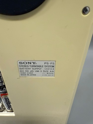 Sony Flamingo PS-F5 Tocadiscos Clásicos Años 80 - Imagen 6 de 10