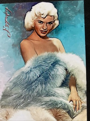 Jayne Mansfield #22 Art Card Limited Numbered 50/50 Edward Vela Signed 2019.
