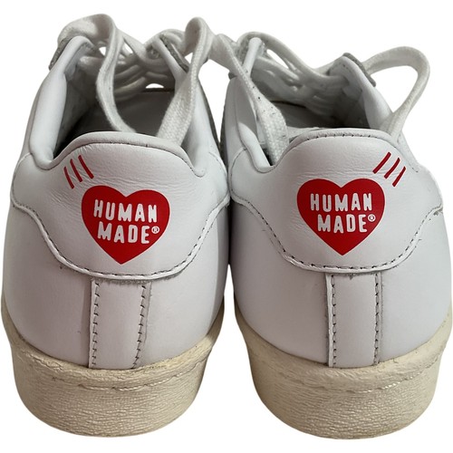Adidas Human Made White Trainers UK 5 Logo Design Gears For Futuristic Teenagers - Picture 5 of 9
