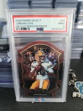 2020 Panini Select - Concourse Jordan Love #47 Maroon Prizm Die-Cut (RC)