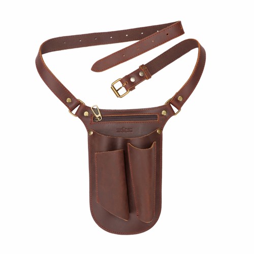 TOURBON Cuero Tijera Cinturón Bolsa Electricista Funda Jardín Floristería Bolsa de Herramientas - Imagen 14 de 24