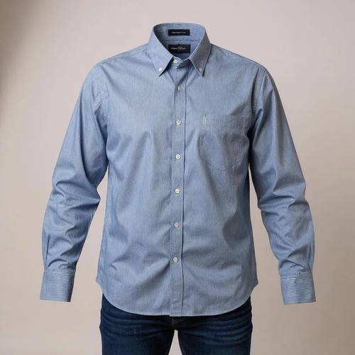 Charles Tyrwhitt London Men Gingham Shirt -Size 16 1/2 Slim Fit Non Iron Blue - Picture 11 of 11