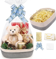 Geschenkkorb Leer, Aufbewahrungskorb, Geflochten Korb FüR Geschenke