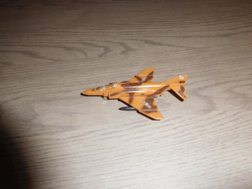 Dyna-Flites A116 Phantom F-4C Jet militare mimetico marrone pressofuso - Foto 3 di 4