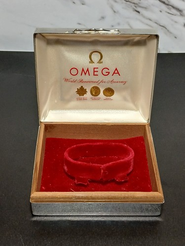 Vintage Rare Omega Constellation Silver Tone Presentation Watch Box - Picture 4 of 9