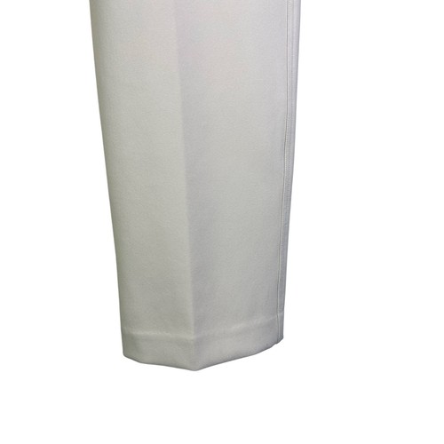 Rachel Zoe Dress Pants Women 10 Creamy Beige Hi-Rise Slim Leg Flat Front NWT - Picture 5 of 8
