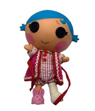 Lalaloopsy Doll Little Sister Blue Hair, Slippers And A Cast 2011