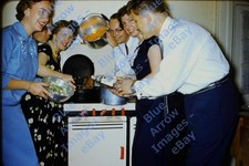 1958 35mm Slides Lot of 6 Women Men Dinner Party 9122