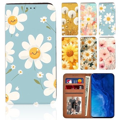 Daisy Garden Kunst Leder Stand Cover Case für Huawei P20/P30/P Smart/NOVA 5T