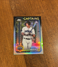 Cooper Ingle 2024 Topps Pro Debut Chrome Refractor Captains Clemson Rays /99