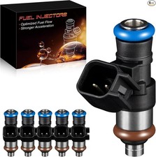 3.5L 3.7L Fuel Injectors Fit For: 2010-2012 Fusion 2007-2010 0280158091 (6 Pack)