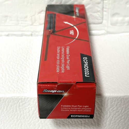 Snap-on ECPND032J 300LMN Foldable LED Dual Pen Light Rechargeable Red - Picture 4 of 7