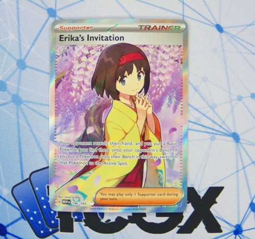 Pokemon - Erika's Invitation - 196/165 - Scarlet & Violet 151 - Holo NM
