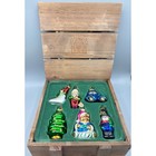 Vtg 2002 Thomas Pacconi Classics Collection Glass Christmas Ornaments Set