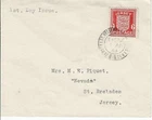 1941 (1 April) Jersey 1d Arms Definative FDC With St Heliers CDS