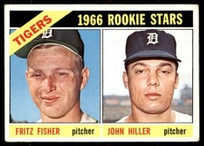 1966 Topps #209 Tigers 1966 Rookie Stars (Fritz Fisher / John Hiller)