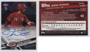 2017 Topps Chrome Rookie Auto Jesse Winker #RA-JW Auto RC