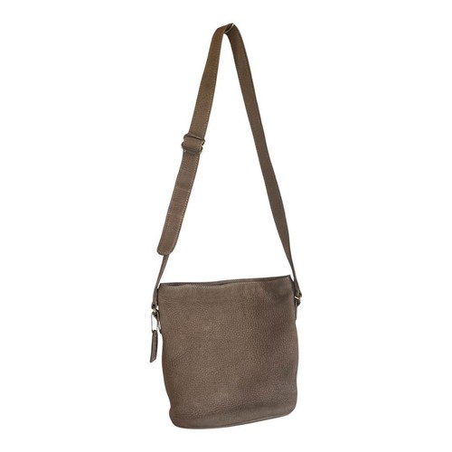 Vintage COACH 4933 Nubuck Suede Shoulder Bag Beige Italy Made #310 - Picture 20 of 20