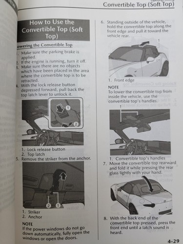Mazda MX-5 2024 Owner's Manual . It works in model 22-25(cloth case included) - Picture 8 of 9