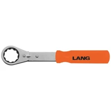 Lang 9794 10-Spline Ratcheting Crankshaft Wrench, Dual End, Durable Alloy Steel