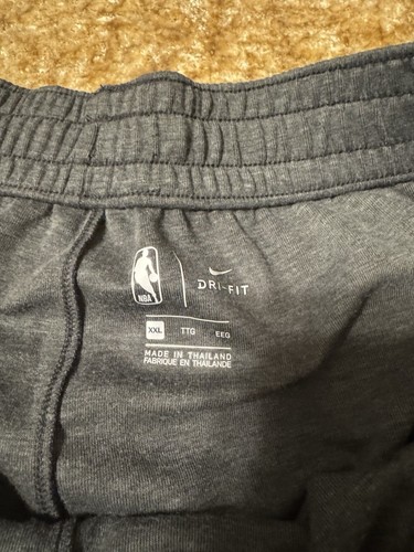 Dallas Mavericks Nike Athletic Pants Men's Black Grey Dri Fit Xxl - Picture 3 of 8