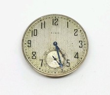 1925 Elgin Model 3 Grade 303 7J 12s Pocket Watch Movement For Repair