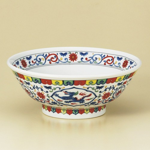 5-piece set Chinese bowl "Madake Ryuu 6.8-style bowl" [21.3 x 8.5cm From Japan - Picture 2 of 4