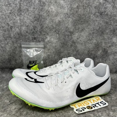 Nike Zoom Ja Fly 4 Track & Field Shoes Mens Sz 9 White Algae Spikes DR2741-102
