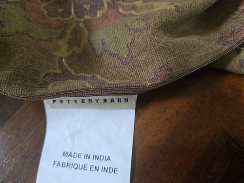 2 POTTERY BARN Shiraz Pillow Covers 20x20 Brown Green Purple - Bild 6 von 9