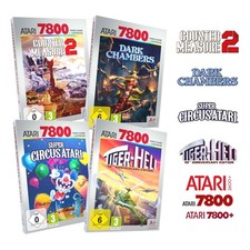 Countermeasure 2 + Dark Chambers + Super Circus + Tiger Heli Atari Bundle OVP