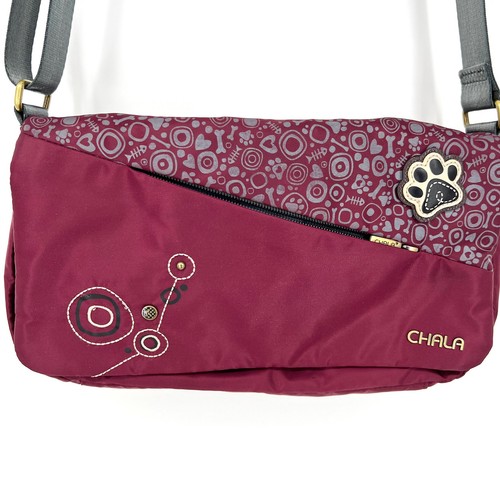 Chala CV Envoy Messenger Bag Burgundy Crossbody RFID Protection Bag Purse - Picture 2 of 11