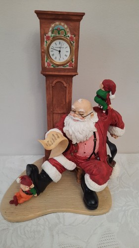 Figura Reloj Papá Noel Howard Miller Navidad Edición Limitada 1995 - Imagen 1 de 6
