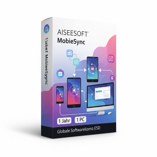 Aiseesoft MobieSync – 1 Jahr ESD für 1 PC | Datenübertragung iOS, Android & PC - Bild 2 von 2